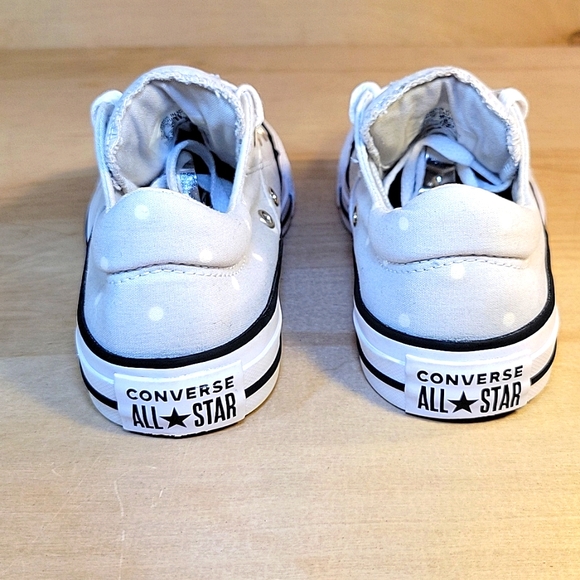 Converse All Star White and Gold Sneakers Canvas Low-Top Sneakers - Picture 7 of 10